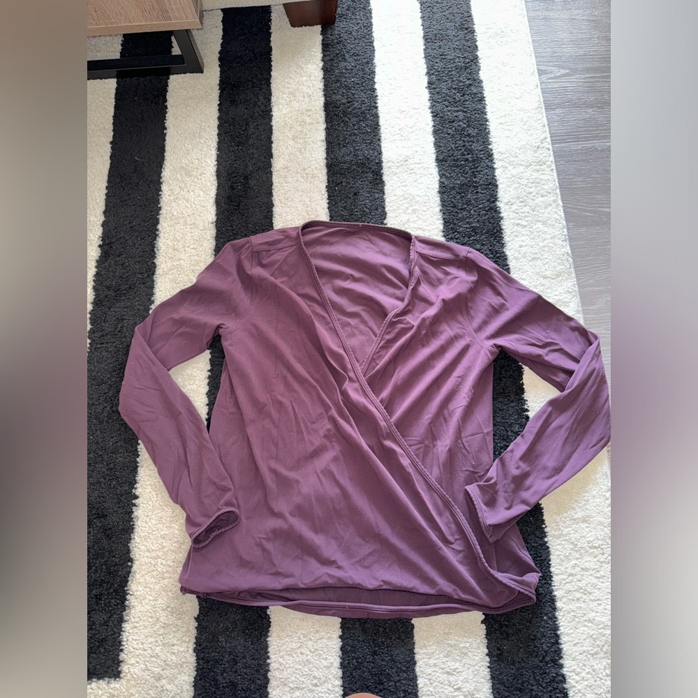 Lululemon Crossfront long sleeve size 12